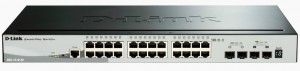 D-Link DGS-1510-28 network switch Managed L3 Gigabit Ethernet (10/100/1000) Black