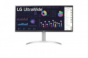 LG 34WQ650-W computer monitor 86.4 cm (34) 2560 x 1080 pixels 4K Ultra HD LCD Silver, White