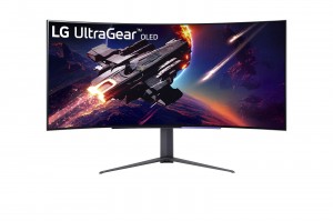 LG 45GR95QE-B computer monitor 113 cm (44.5) 3440 x 1440 pixels Wide Quad HD OLED Black